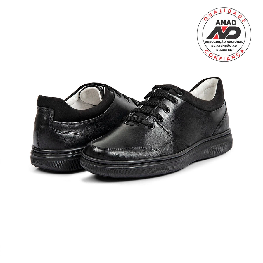 CHAUSSURES HOMMES DBT LINE NIRVANA NOIR CUIR CHÈVRE 17302