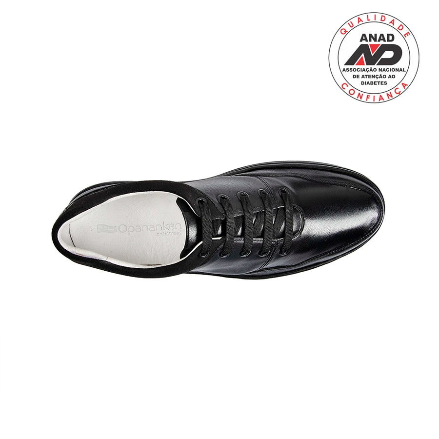 CHAUSSURES HOMMES DBT LINE NIRVANA NOIR CUIR CHÈVRE 17302