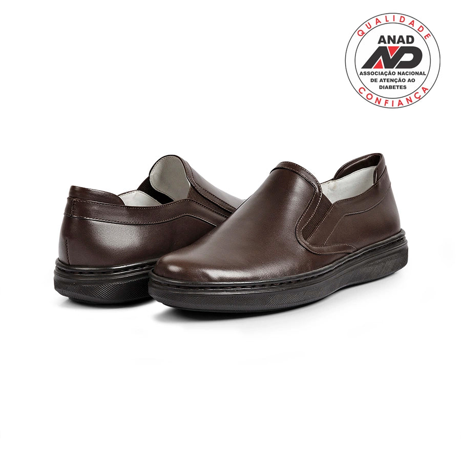 CHAUSSURES HOMMES DBT LINE NIRVANA CUIR CHÈVRE CAFÉ FONCÉ 17305