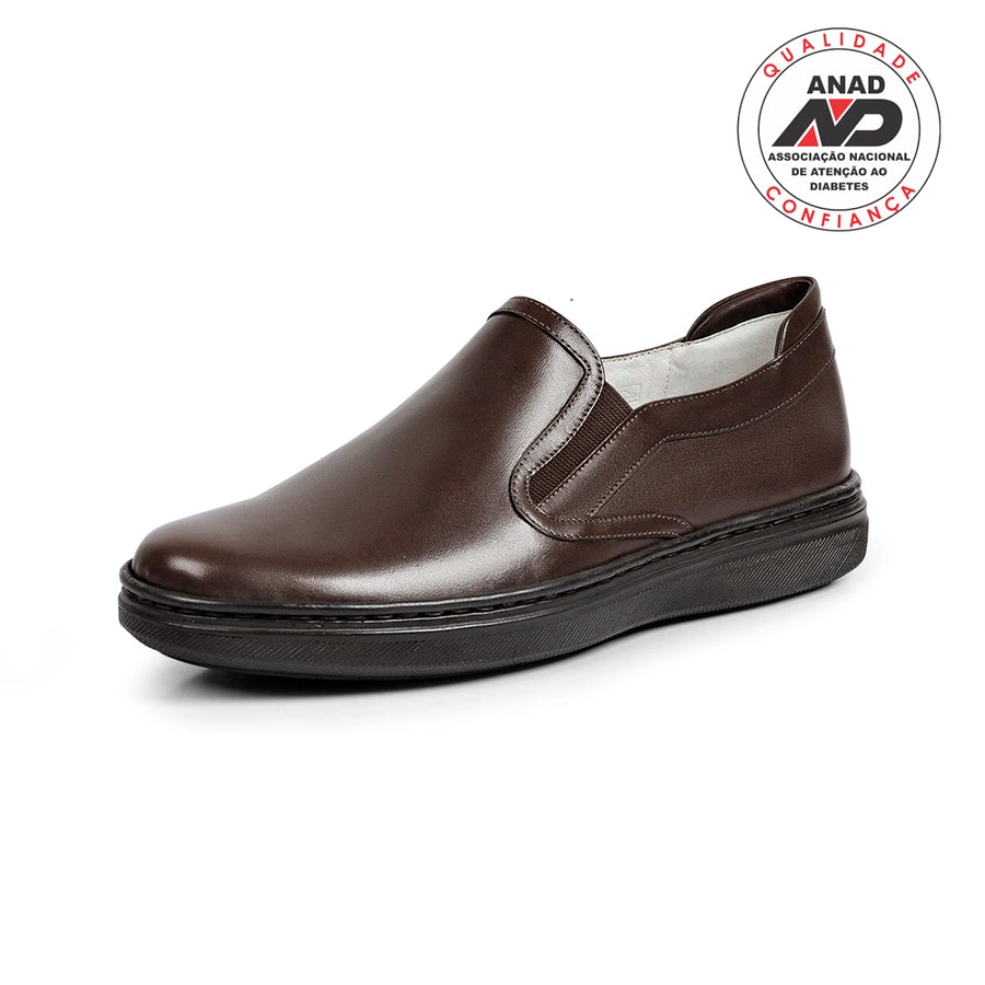CHAUSSURES HOMMES DBT LINE NIRVANA CUIR CHÈVRE CAFÉ FONCÉ 17305
