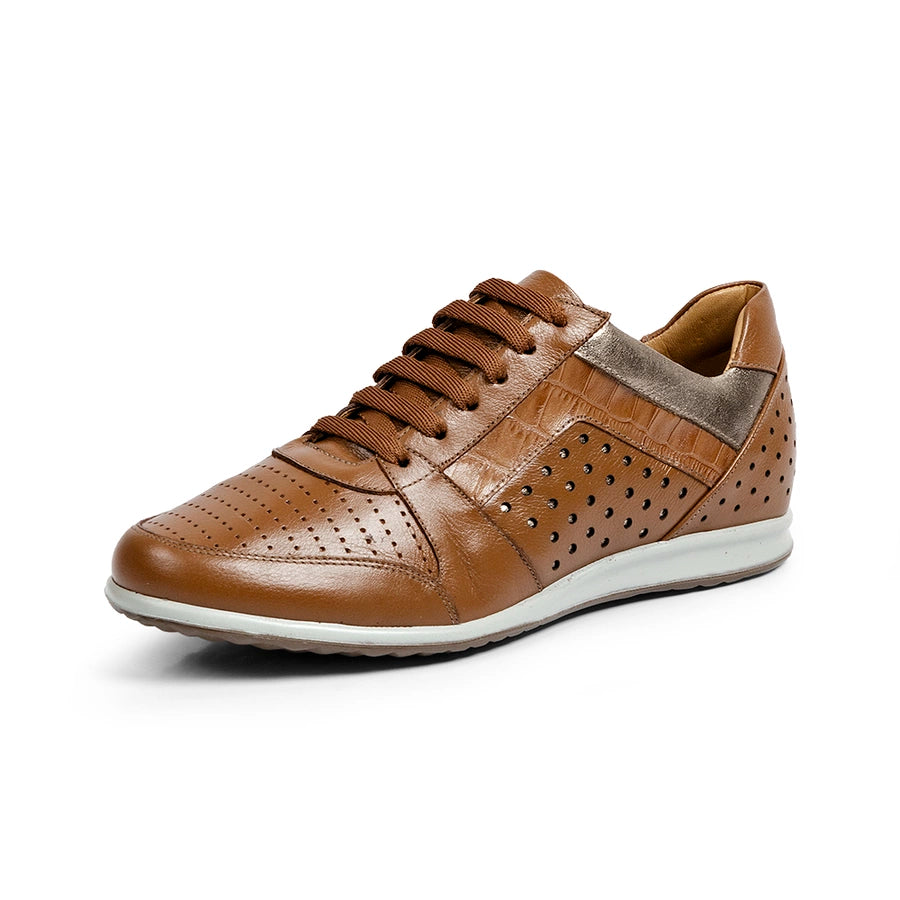 CHAUSSURES FEMMES CUIR FUNNY CARAMEL 30112