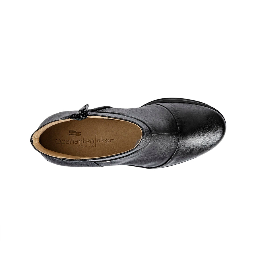 BOTTES FEMMES DONNA CUIR BLACK 54703