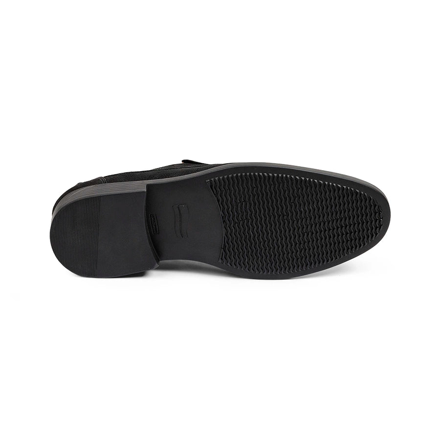 CHAUSSURES HOMMES LOUNGE CUIR NUBUCK NOIR 59519