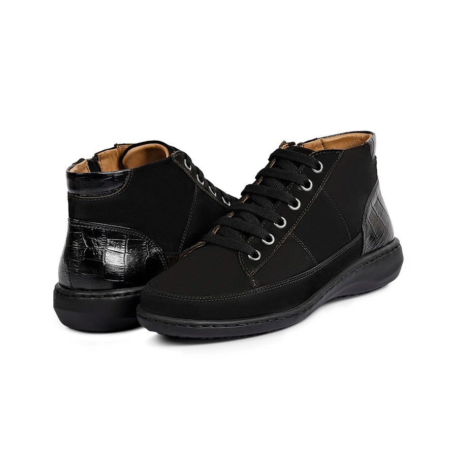BOTTES FEMMES ENJOY NUBUCK BLACK 63711
