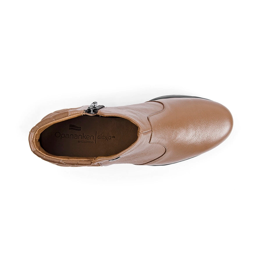 BOTTES FEMMES DONNA CUIR CARAMEL 54704