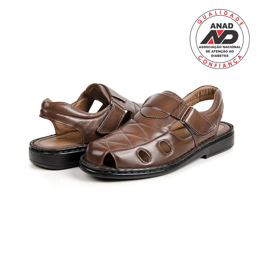 SANDALES HOMMES DBT CUIR CHÉVRE SOFT LINE CAPPUCCINO 66901